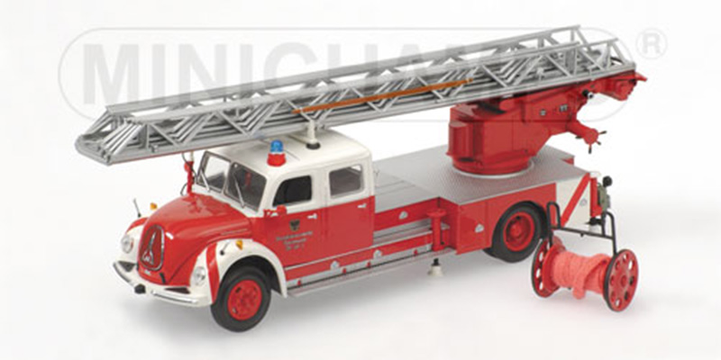 Magirus Deutz Merkur DL30 Drehleiter FEUERWEHR Dortmund 1:43
