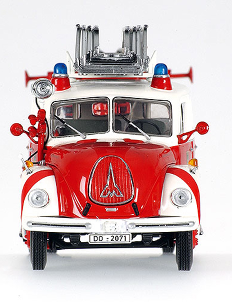 Magirus Deutz Merkur DL30 Drehleiter FEUERWEHR Dortmund 1:43