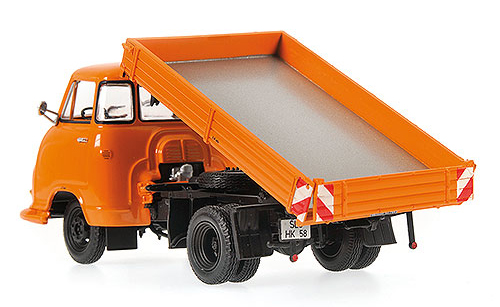 Hanomag Kurier Kipper 1958 orange 1:43