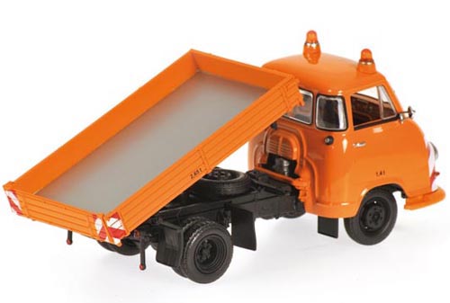 Hanomag Kurier Kipper 1958 orange 1:43