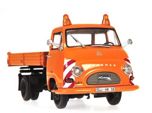 Hanomag Kurier Kipper 1958 orange 1:43