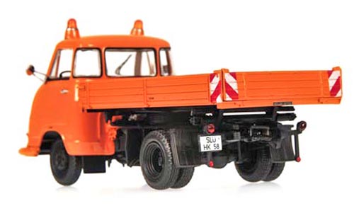 Hanomag Kurier Kipper 1958 orange 1:43