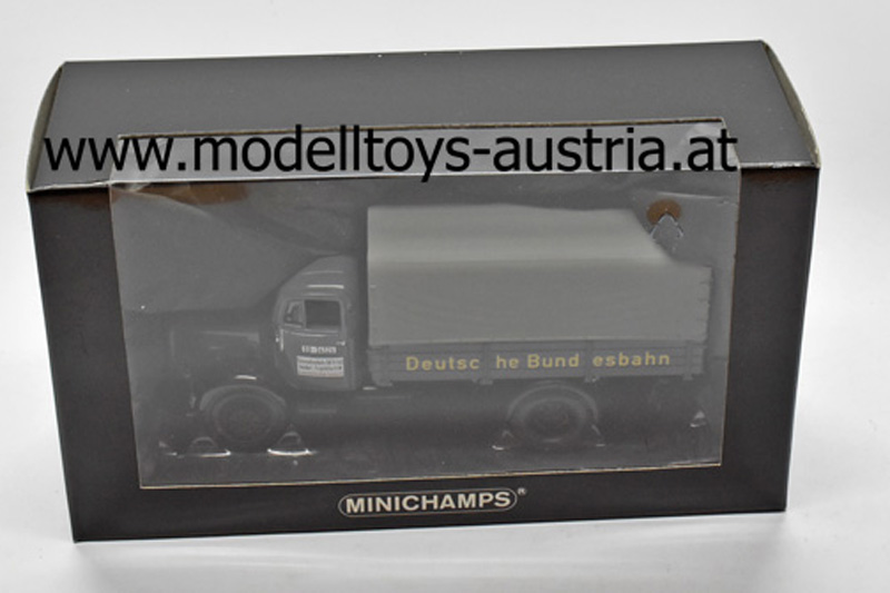 Mercedes Benz L 3500 Planen LKW DEUTSCHE BUNDESBAHN 1:43