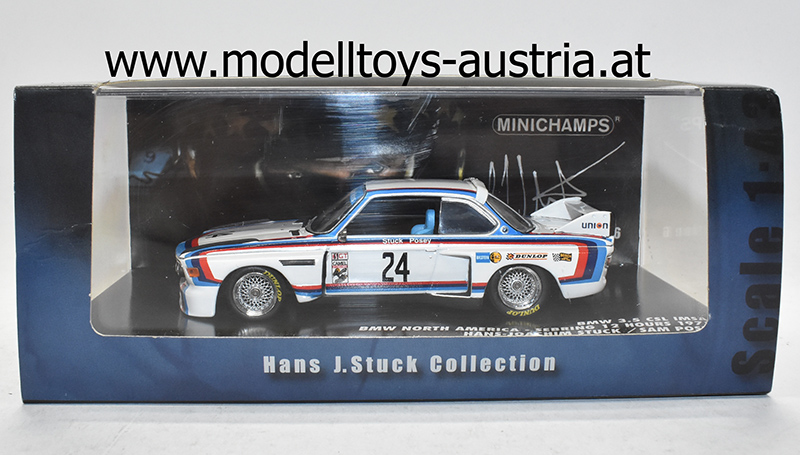 BMW 3.5 CSL IMSA 1975 Sebring Hans Joachim STUCK / POSEY 1:43