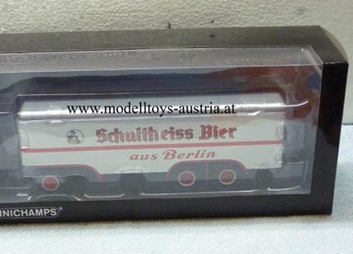 Büssing LU11/16 Pritschen Kofferzug SCHULTHEISS BIER 1:43
