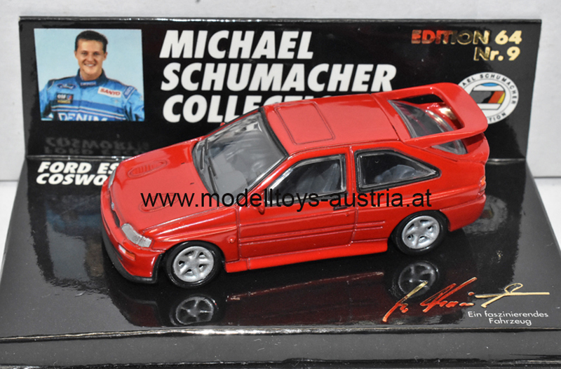 Ford Escort RS Cosworth 1992 Michael SCHUMACHER rot 1:64