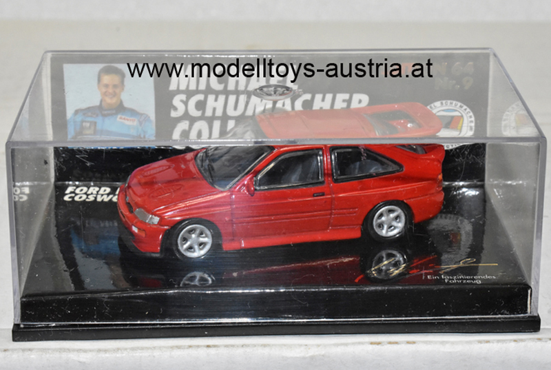 Ford Escort RS Cosworth 1992 Michael SCHUMACHER rot 1:64