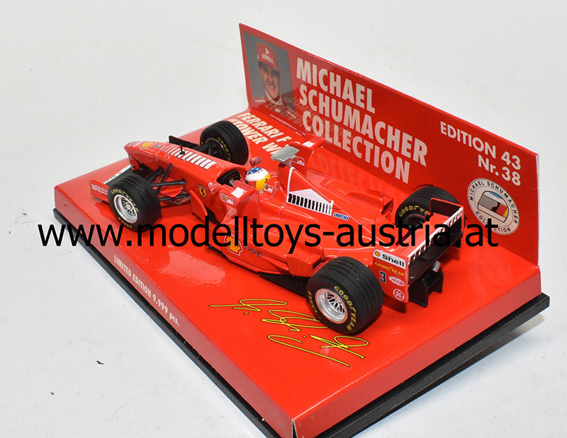Ferrari F300 1998 Michael SCHUMACHER Tower Wing 1:43