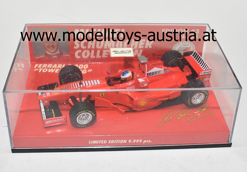 Ferrari F300 1998 Michael SCHUMACHER Tower Wing 1:43