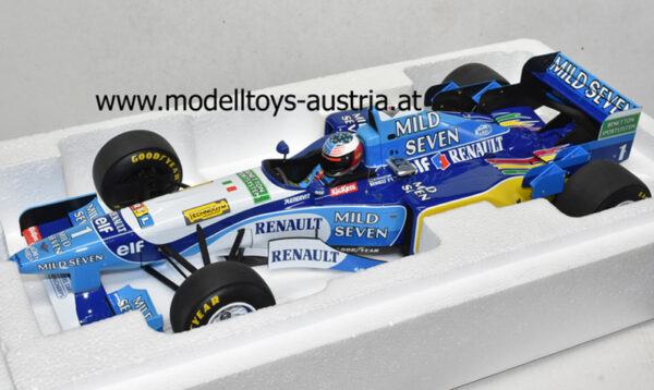 Benetton B195 Renault 1995 Michael SCHUMACHER Weltmeister Sieger Pacific GP 1:12