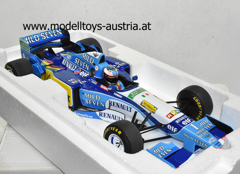 Benetton B195 Renault 1995 Michael SCHUMACHER Weltmeister Sieger Pacific GP 1:12