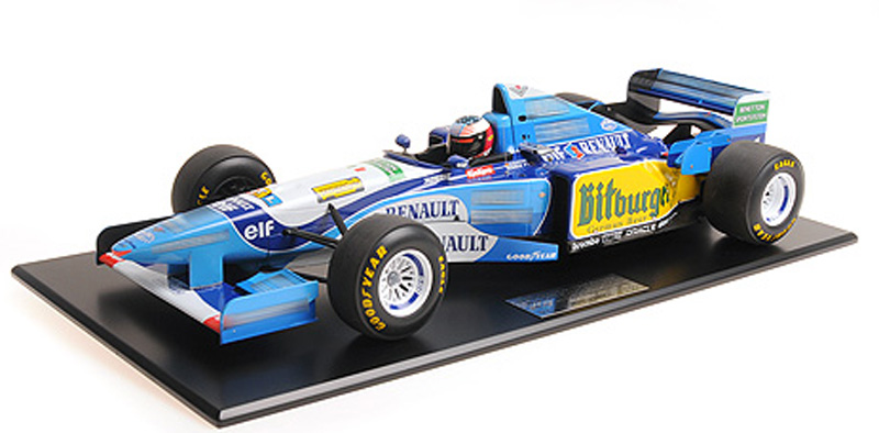 Benetton B195 Renault 1995 Michael SCHUMACHER Weltmeister Sieger Pacific GP 1:12
