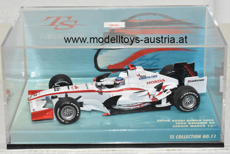 Super Aguri SA05 Honda 2006 Takuma SATO 1st GP BAHRAIN 1:43
