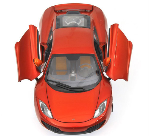 McLaren MP4-12C 2011 orange metallik TOP GEAR The STIG 1:18