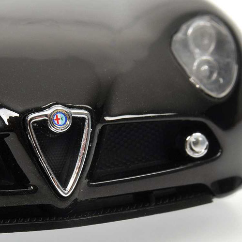 Alfa Romeo 8C Competizione 2005 schwarz TOP GEAR The Stig 1:43