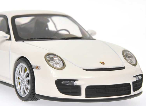 Porsche 911 997 Coupe GT2 2007 weiss TOP GEAR The Stig 1:43