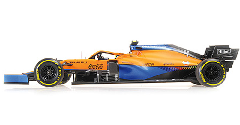 McLaren MCL35M Mercedes 2021 Lando NORRIS Bahrain GP 1:18 Minichamps