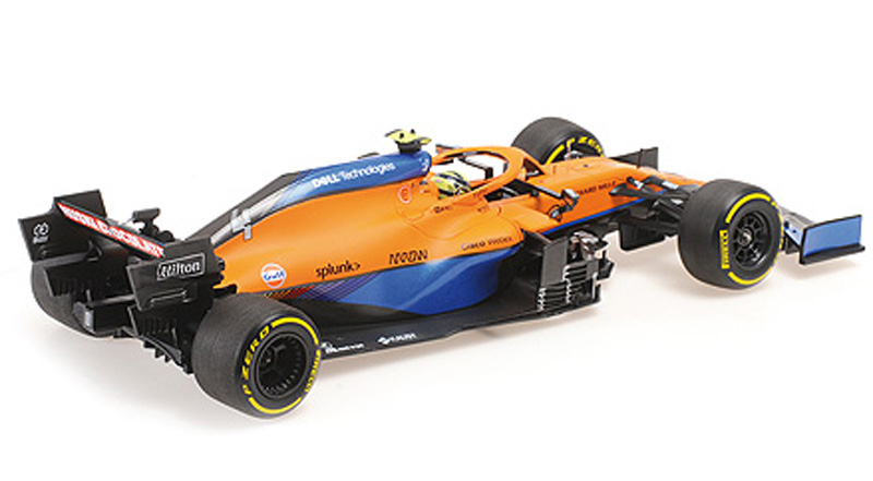 McLaren MCL35M Mercedes 2021 Lando NORRIS Bahrain GP 1:18 Minichamps
