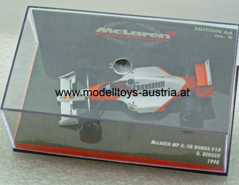 McLaren MP4/5B Honda V10 1990 Gerhard BERGER 1:64
