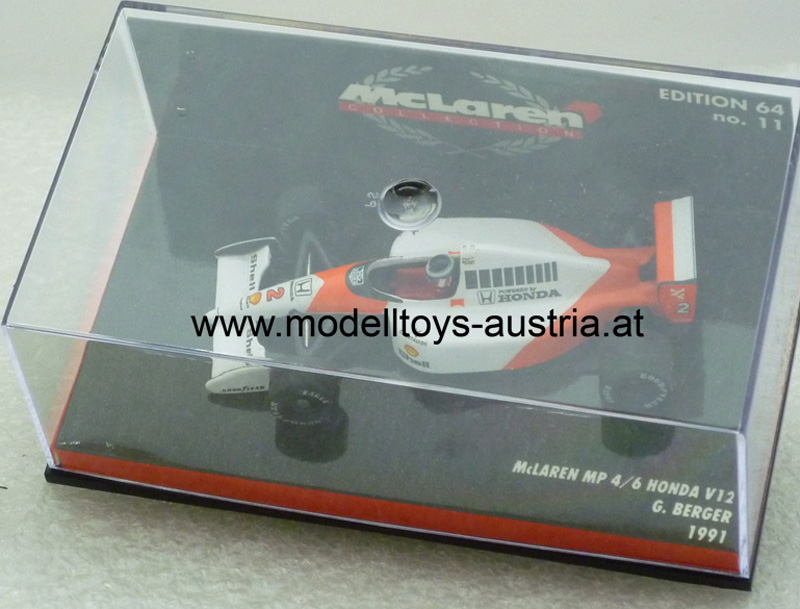 McLaren MP4/6 Honda V12 1991 Gerhard BERGER 1:64