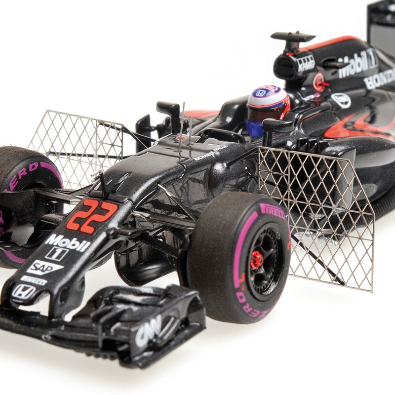 McLaren MP4/31 Honda Hybrid 2016 AERO TEST Barcelona Jenson BUTTON 1:43