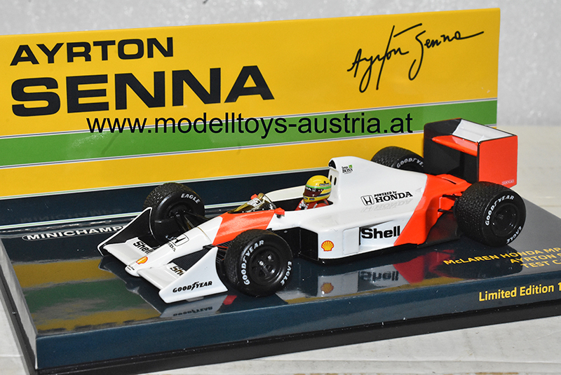 McLaren MP4/4B Honda 1988 TEST CAR Ayrton SENNA 1:43