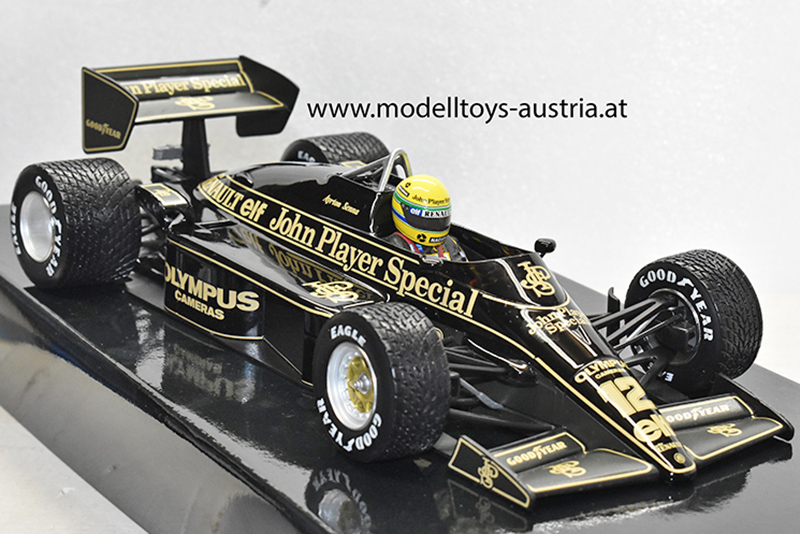 Lotus 97T Renault 1985 Ayrton SENNA Sieger Portugal GP 1:18