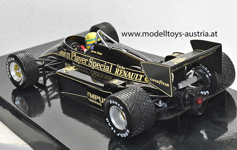 Lotus 97T Renault 1985 Ayrton SENNA Sieger Portugal GP 1:18