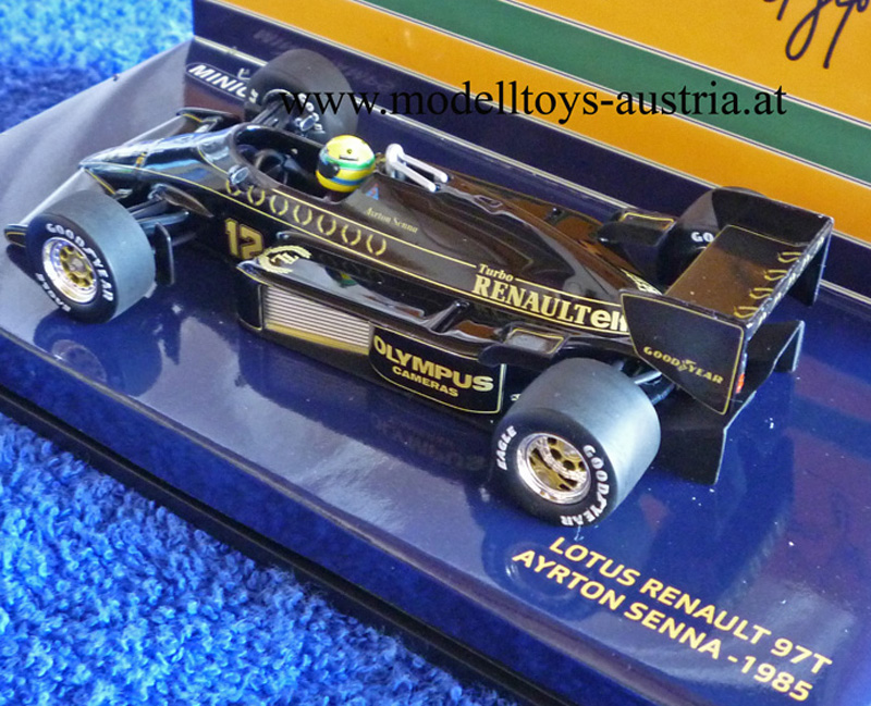Lotus 97T Renault 1985 Ayrton SENNA 1:43