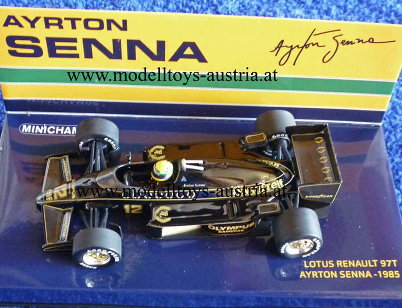 Lotus 97T Renault 1985 Ayrton SENNA 1:43