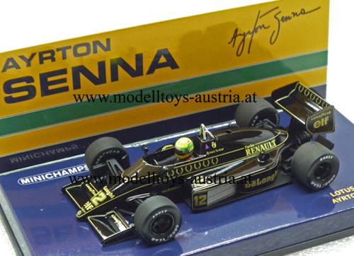 Lotus 98T Renault 1986 Ayrton SENNA 1:43