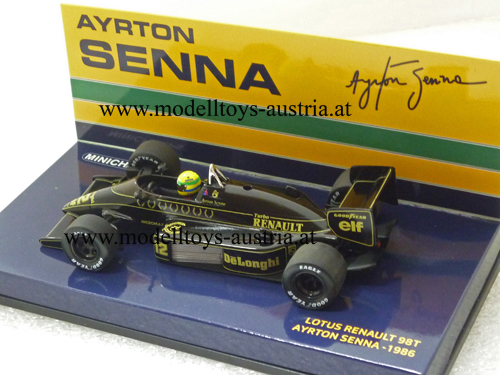 Lotus 98T Renault 1986 Ayrton SENNA 1:43