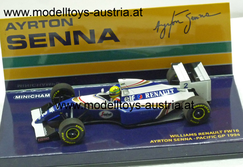 Williams FW16 Renault 1994 Ayrton SENNA PACIFIC GP 1994 1:43