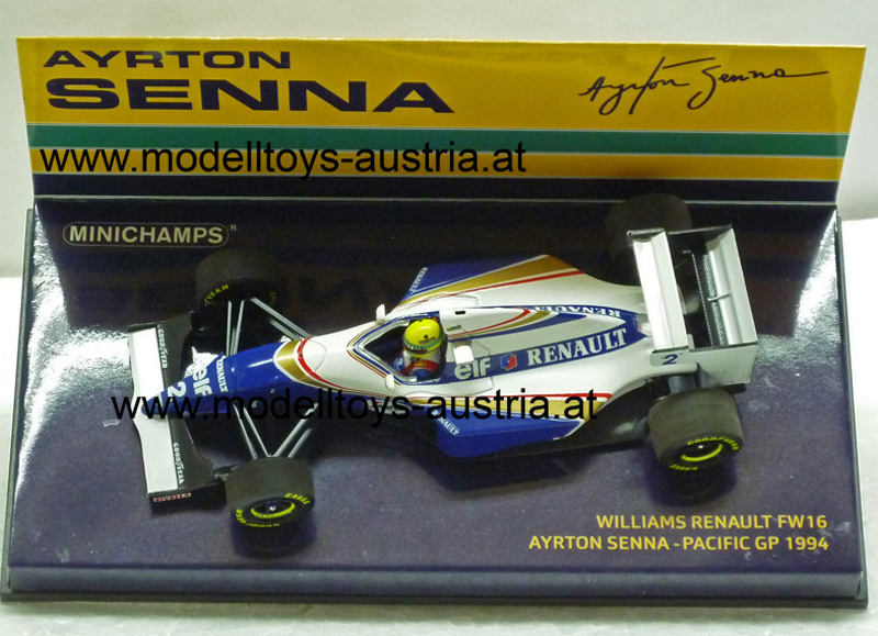 Williams FW16 Renault 1994 Ayrton SENNA PACIFIC GP 1994 1:43