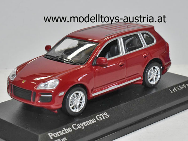 Porsche Cayenne GTS 2007 rot metallik 1:64