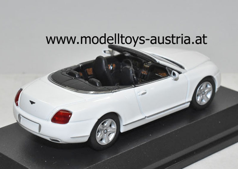 Bentley Continental GTC Cabrio 2007 weiss 1:64