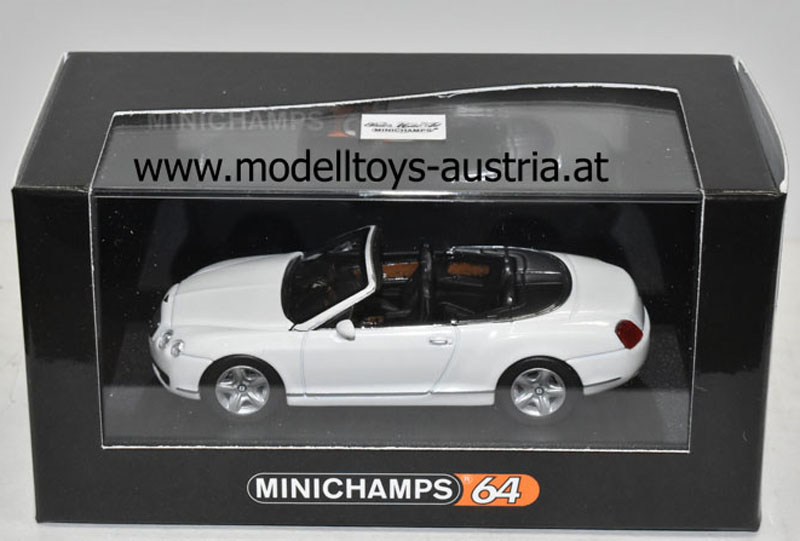 Bentley Continental GTC Cabrio 2007 weiss 1:64