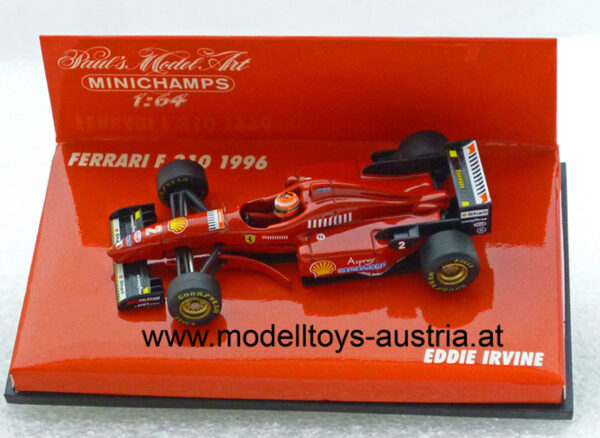 Ferrari F 310 1996 niedrige Nase Eddie IRVINE 1:64