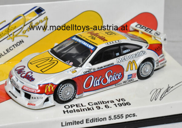 Opel Calibra V6 1996 DTM HELSINKI J.J. LEHTO 1:64