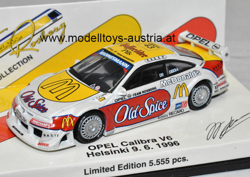Opel Calibra V6 1996 DTM HELSINKI J.J. LEHTO 1:64