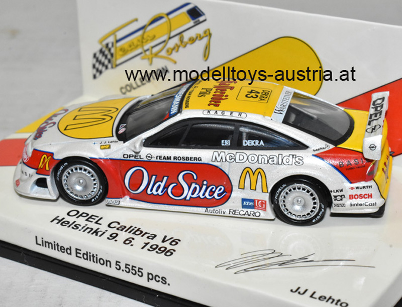 Opel Calibra V6 1996 DTM HELSINKI J.J. LEHTO 1:64