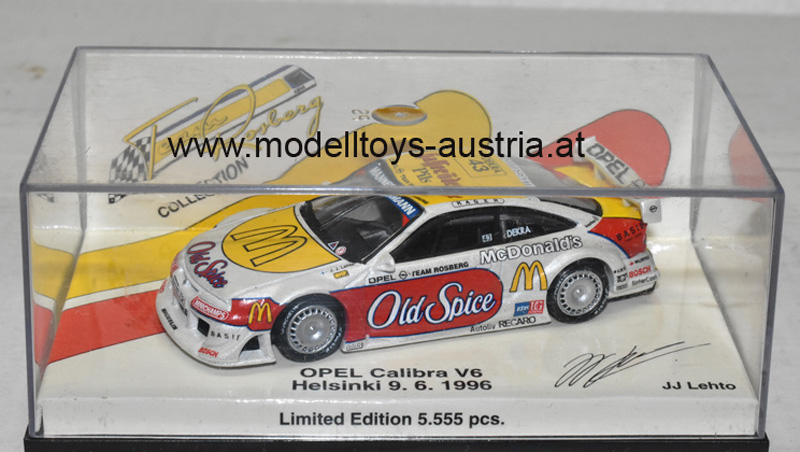 Opel Calibra V6 1996 DTM HELSINKI J.J. LEHTO 1:64