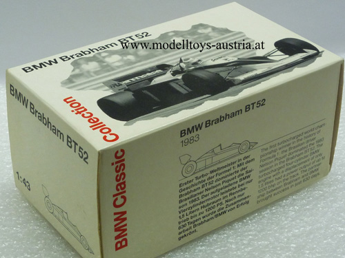 Brabham BT52 BMW 1983 WELTMEISTER Nelson PIQUET 1:43
