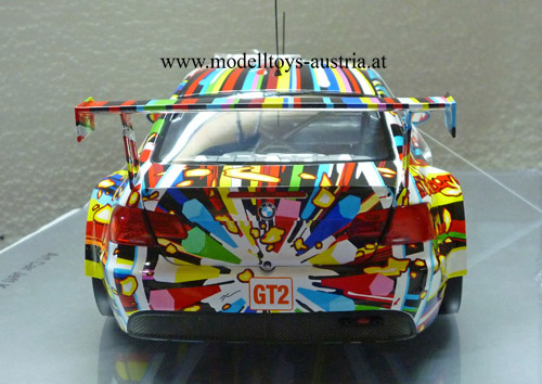 BMW E92 Coupe M3 GT2 2010 Le Mans ART CAR Jeff KOONS 1:18
