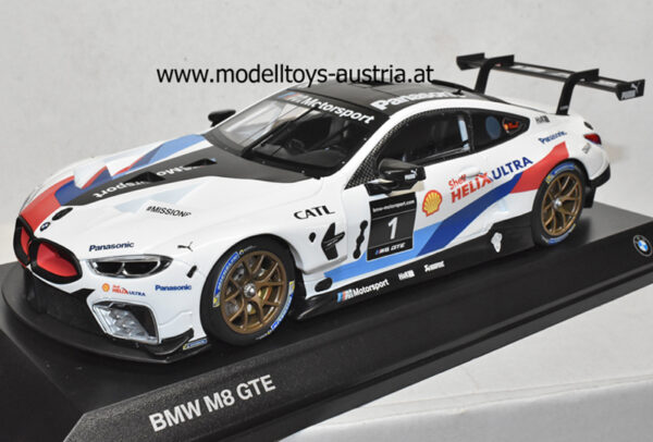 BMW M8 GTE G15 GT3 2019 PRESENTATION M8 Motorsport 1:18