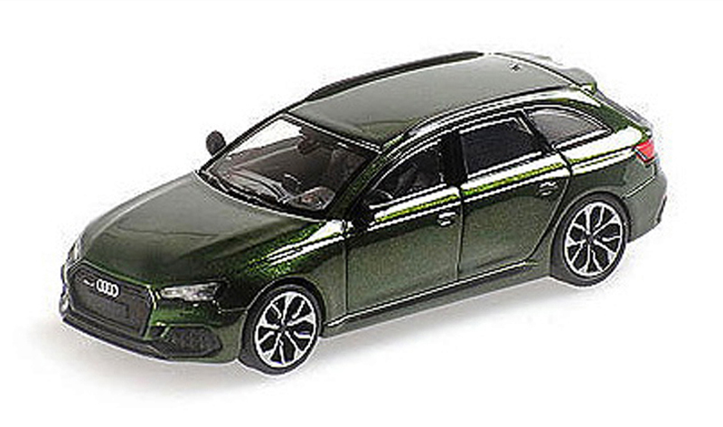 Audi B9 RS4 Avant Kombi Break 2018 grün metallik 1:87 HO Audi A4