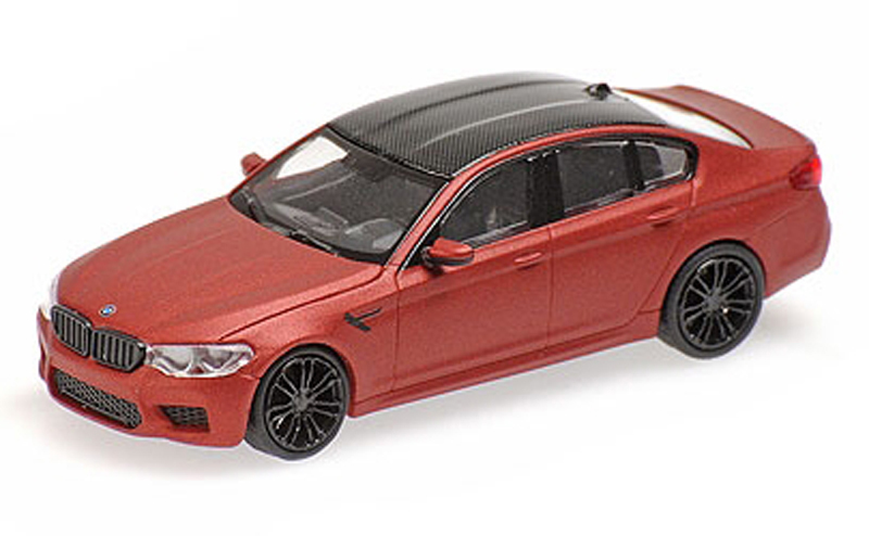 BMW F90 M5 Limousine 2018 matt rot metallik 1:87 HO