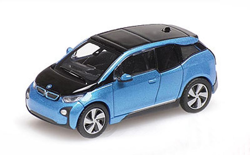 BMW i3 2014 blau metallik 1:87 HO E-Mobilität