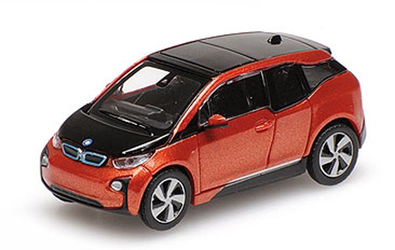 BMW i3 2014 rot metallik 1:87 HO E-Mobilität