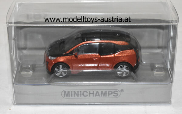 BMW i3 2014 rot metallik 1:87 HO E-Mobilität